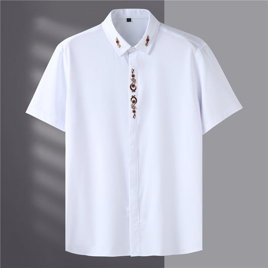 Camisetas de Verano para Hombre Talla Grande - Manga Corta Cómoda