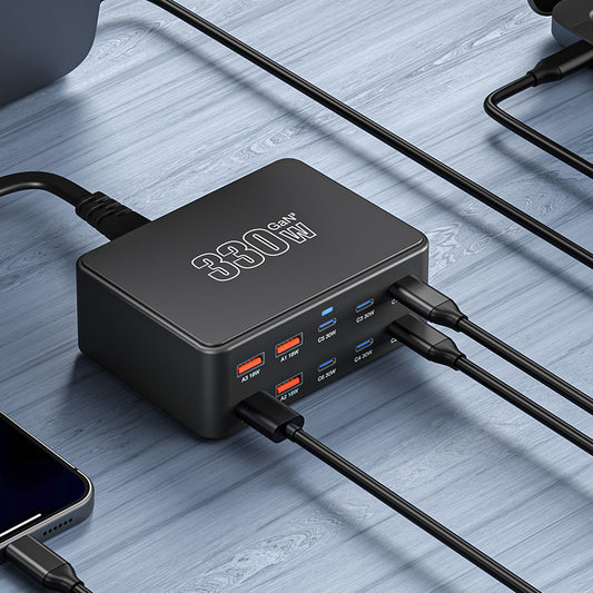 Cargador Súper Rápido 330W con Tecnología de Carga Porosa