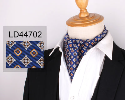 Pañuelo de Seda para Hombre con Estampado Floral - Image 4