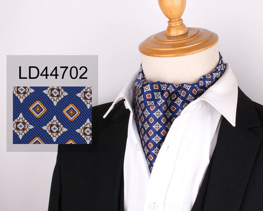 Pañuelo de Seda para Hombre con Estampado Floral - Image 4