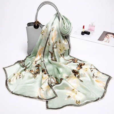 Pañuelo de Seda Versátil para Mamá - Diseño Elegante Multiusos - Image 13