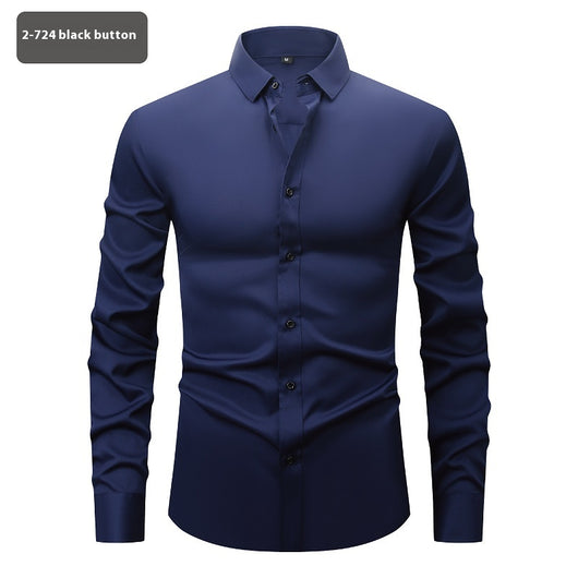 Camisa Elástica Cuatro Direcciones para Hombre - Manga Larga - Image 16
