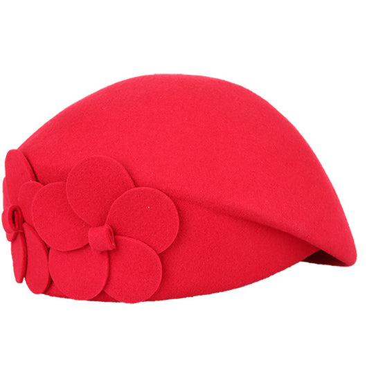 Boina Doble Flor de Lana - Elegancia y Estilo Sofisticado - Image 11