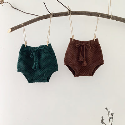Shorts de Lana con Flecos para Niñas - Diseño Minimalista - Image 13