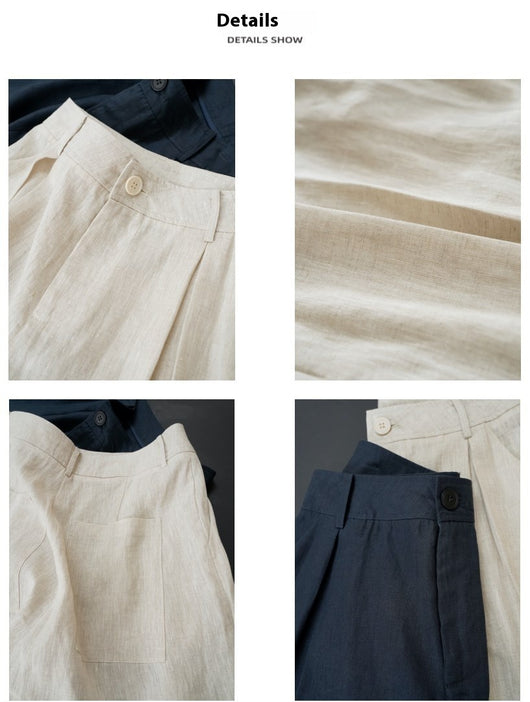 Pantalones Cortos Anchos y Sueltos con Efecto Reductor para Mujer - Image 8