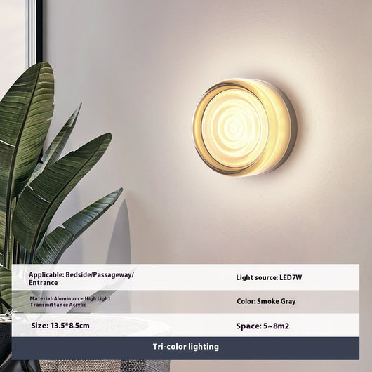 Lámpara de Pared Efecto Ondas de Agua - Acrílico Minimalista para Sala y Dormitorio - Image 14