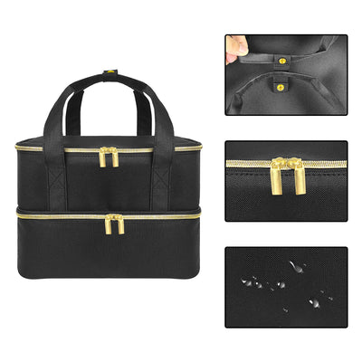 Bolsa Organizadora de Manicura de Doble Compartimento - Image 3