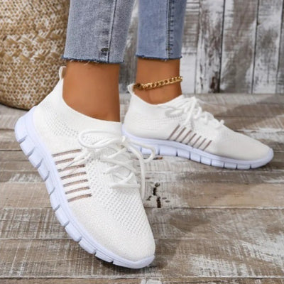 Zapatillas Deportivas Altas para Mujer con Plataforma y Respaldo Transpirable