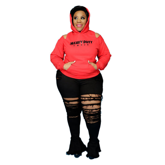 Pantalones Vaqueros Rotos Talla Grande Estilo Urbano para Mujer - Image 7