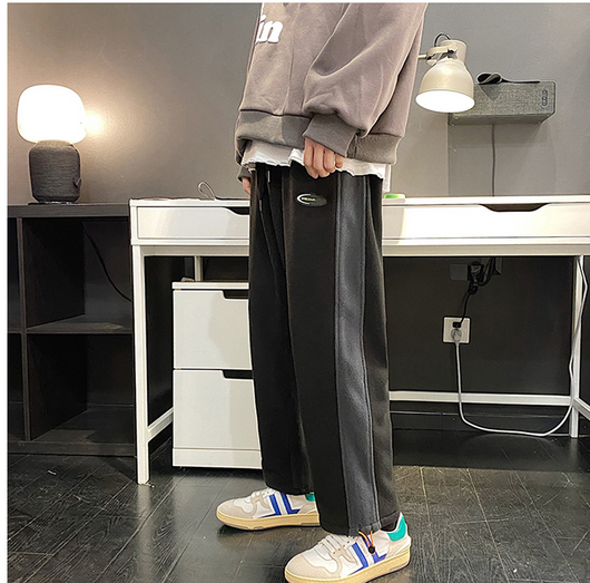 Pantalones Casuales de Terciopelo Cálido con Tirantes Acolchados - Image 5