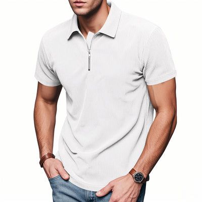 Polo Corduroy Holgado con Medio Cierre para Hombre - Image 14
