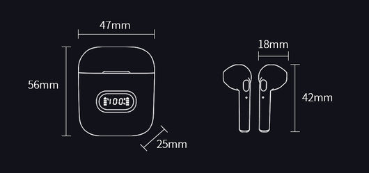 Auriculares Inalámbricos Bluetooth con Cancelación de Ruido y Pantalla Digital - Image 9