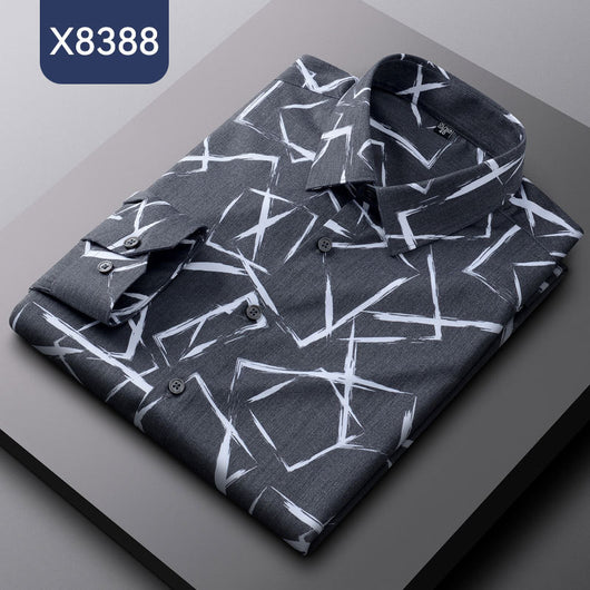 Camisa Estampada de Fibra de Bambú para Hombre - Image 11