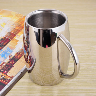 Vaso Térmico de Acero Inoxidable Doble Pared - Taza Aislante para Café