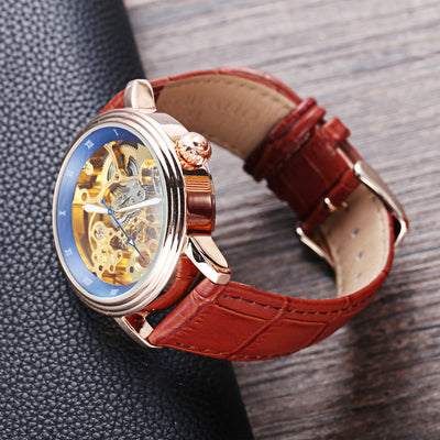 Reloj Automático para Mujer con Diseño Calado y Cristal Transparente - Image 3