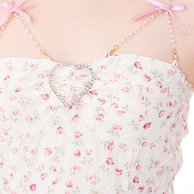 Vestido Infantil Elegante con Botones de Diamante y Volantes Asimétricos - Image 10