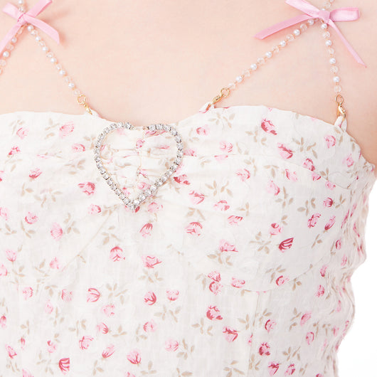 Vestido Infantil Elegante con Botones de Diamante y Volantes Asimétricos - Image 10