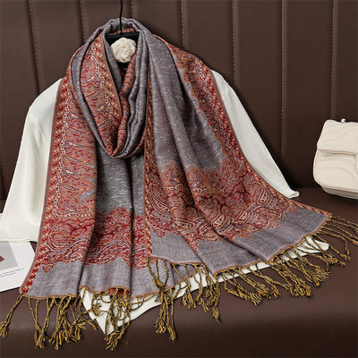 Chal Faux Cashmira Otoño-Invierno | Envolvente Cálido y Elegante - Image 34