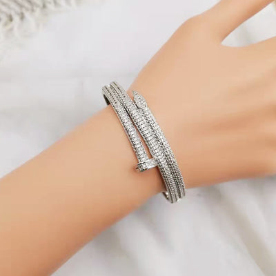 Pulsera de Circonita Personalizada con Diseño Creativo