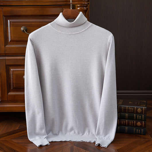 Suéter Cuello Alto para Hombre Otoño Invierno - Abrigo Interior Versátil - Image 15