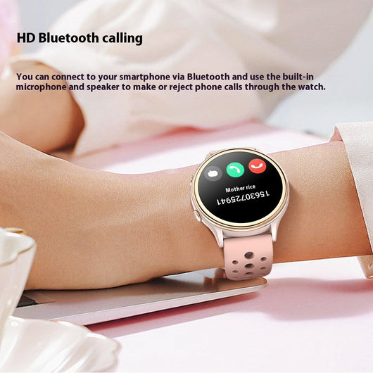 Reloj Inteligente con Llamadas por Bluetooth, Monitor de Frecuencia Cardíaca y Sueño