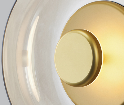 Lámpara de Pared Hongo de Cristal Moderno - Image 11