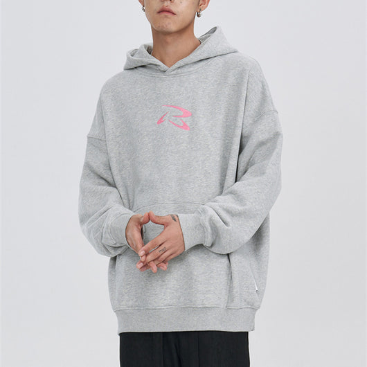 Sudadera con Capucha Retro Bordada para Hombre