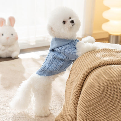 Cardigan Tejido a Rayas para Perros - Abrigo Cómodo y Elegante - Image 11