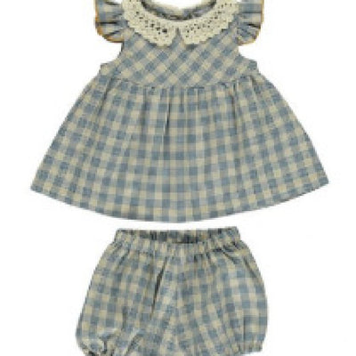 Vestido Sastre Infantil de Manga Corta - Image 6