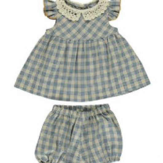 Vestido Sastre Infantil de Manga Corta - Image 6