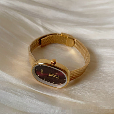 Reloj de Cadena Retro Ankela Serie Roja para Mujer - Image 4