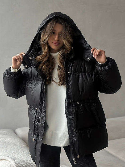 Chaqueta Térmica Acolchada con Capucha y Cierre - Image 7