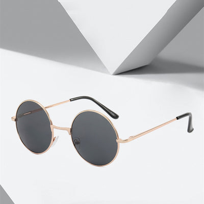 Gafas de Sol Retro Marco Redondo para Hombre - Image 14