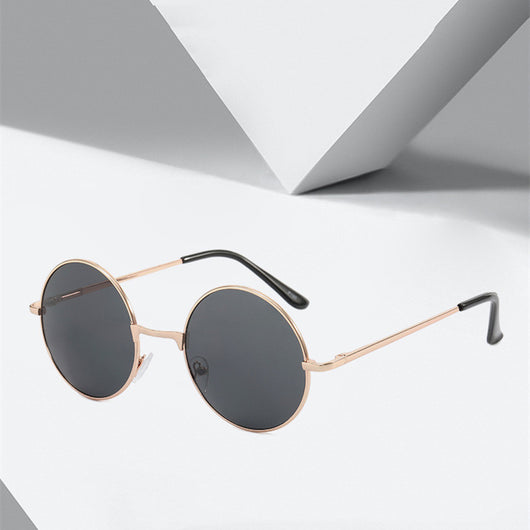 Gafas de Sol Retro Marco Redondo para Hombre - Image 14
