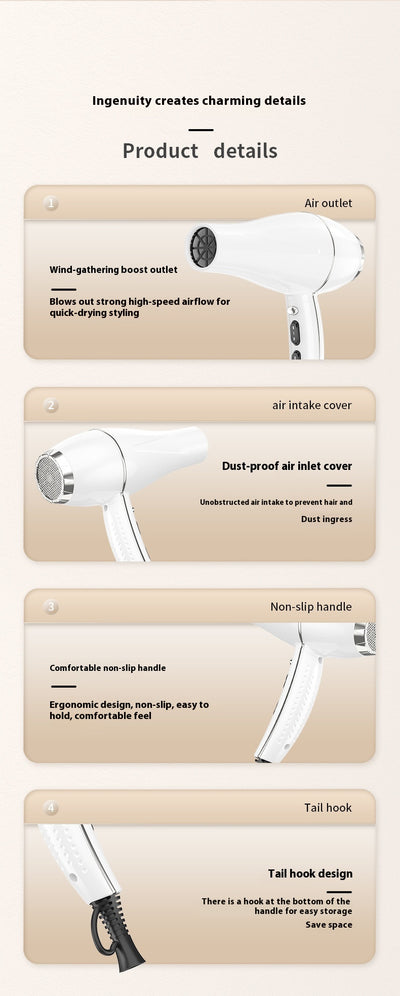 Secador de Cabello Iónico 2300W con Control de Temperatura Constante - Image 11