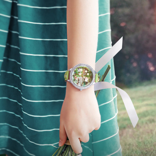 Reloj de Cerámica Suave Estilo Mori Girl Luminoso Resistente al Agua - Image 3