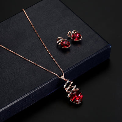 Elegante Conjunto de Joyería para Novia: Collar y Pendientes - Image 7