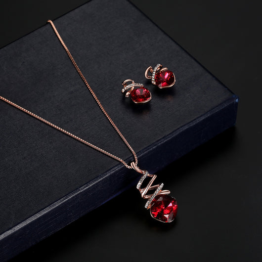 Elegante Conjunto de Joyería para Novia: Collar y Pendientes - Image 7