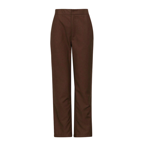Traje con Cintura Definida y Pantalón Recto de Talle Alto