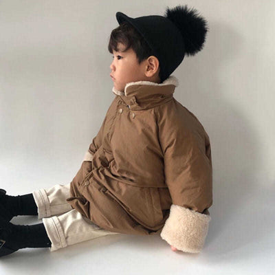 Abrigo Infantil de Algodón Grueso para Invierno - Image 14