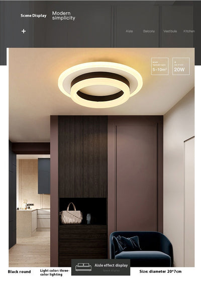 Lámpara LED Minimalista para Pasillos, Vestidores y Balcones - Image 10