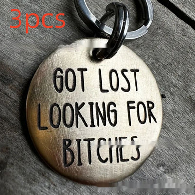 Placa de Identificación para Perro en Acero Inoxidable con Diseño Divertido - Image 17