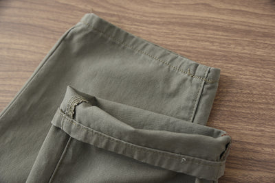Pantalones Casuales de Algodón Twill para Hombre - Corte Recto y Cómodo - Image 14