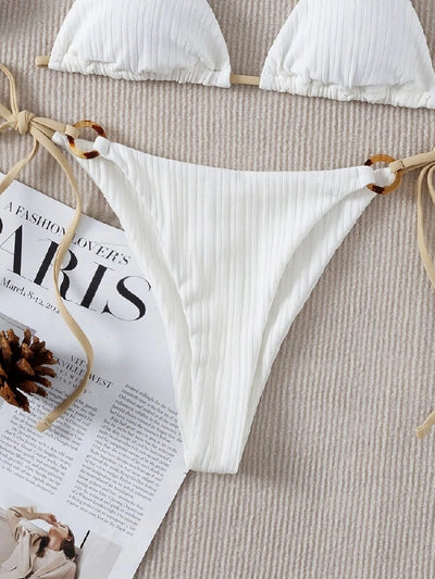 Bikini Dos Piezas Clásico con Tirantes Ajustables - Image 11