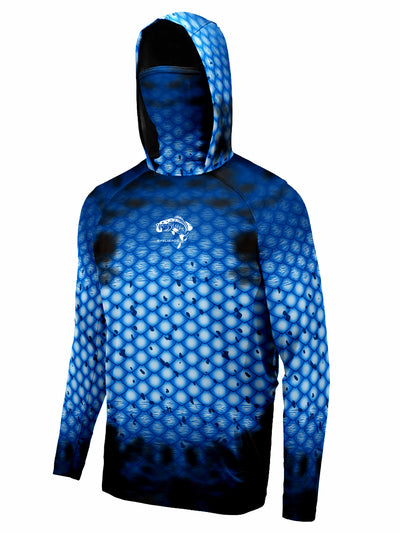 Camisa de Pesca UPF 50 Anti UV con Protección Facial para Hombre - Image 8