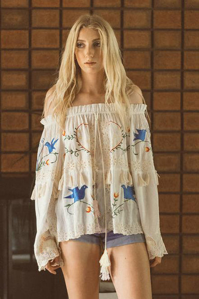 Blusa Floral Calada para Mujer - Image 7