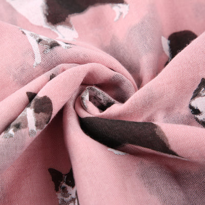 Pañuelo Estampado con Perros para Mujer - Protección Solar Outdoor - Image 3