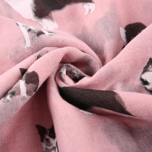 Pañuelo Estampado con Perros para Mujer - Protección Solar Outdoor - Image 3