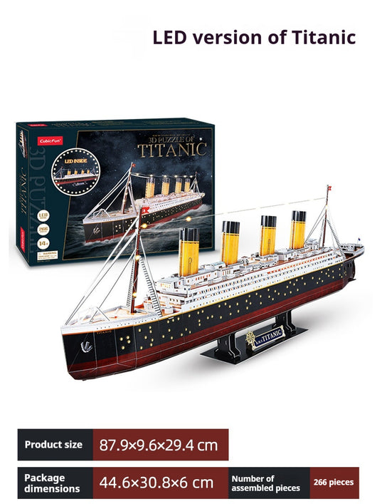 Maqueta de Barco de Papel Tiedani - Modelo 3D para Armar a Mano - Image 5