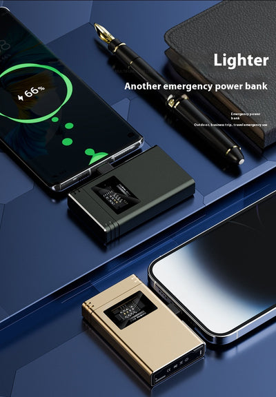 Encendedor Electrónico USB con Power Bank Dual - Diseño Metálico Premium - Image 21